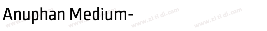 Anuphan Medium字体转换